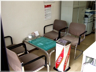 お寛ぎいただけるスペースがあります